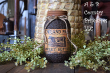 Load image into Gallery viewer, Grubby Coated Mason Jar with Vintage Pantry Label - Sweet Butter, Farmhouse Kitchen Decor, Country Primitive Decor, Kitchen Storage