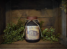 Load image into Gallery viewer, Grubby Coated Mason Jar "Ole Yankee Molasses" Pantry Label - Rustic Style, Farmhouse Kitchen Decor, Country Primitive Decor, Kitchen Storage