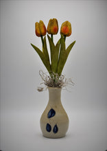 Load image into Gallery viewer, Set of 3 Primitive Grungy Real Feel Tulips 13", Artificial Flowers, Country Primitive Floral Supplies, Farmhouse Decor, Spring Floral