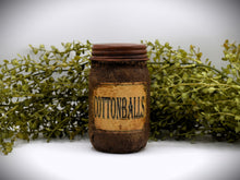 Load image into Gallery viewer, Set of Three Primitive Themed Bathroom Set, Old Crow Hand Soap Dispenser, Q-Tips Jar, Cottonballs Jar, Grungy Style Primitive Bathroom Decor