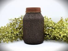 Load image into Gallery viewer, Grubby Coated Mason Jar with Vintage Pantry Label - Sweet Butter, Farmhouse Kitchen Decor, Country Primitive Decor, Kitchen Storage