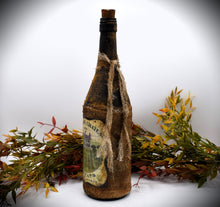 Load image into Gallery viewer, Old Crow Chateau Vineyards Primitive Wine Bottle, 1892, Country Primitive Decor, Farmhouse Decor, Bar Decor