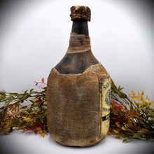 Load image into Gallery viewer, Sam Thompson Old Monongahela Rye Whiskey Jug with Wax Seal, Antique Colonial Distressed Style Reproduction, Glass Jug Centerpiece, Primitive
