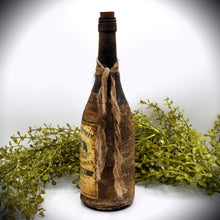 Load image into Gallery viewer, Sam Thompson Old Monongahela Rye Whiskey Bottle, 1791, Vintage Distressed Style Reproduction Whiskey Wine Bottle Centerpiece