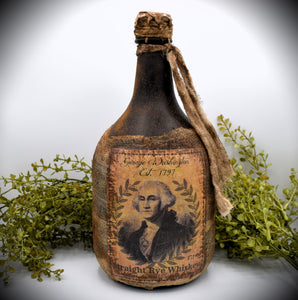 George Washington Straight Rye Whiskey Jug with Wax Seal