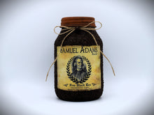 Load image into Gallery viewer, Grubby Coated Mason Jar with Vintage Pantry Label - Samuel Adams Fine Black Tea, Farmhouse Kitchen Decor, Country Primitive, Kitchen Storage