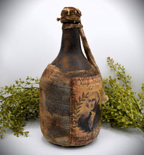 Load image into Gallery viewer, George Washington Straight Rye Whiskey Jug, with Wax Seal, 1797, Antique Colonial Distressed Style Reproduction, Glass Jug Centerpiece