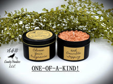 Load image into Gallery viewer, Extra Scented 8 oz Customizable Candle, SUPER SCENTED, Choose Your Crumble Topping! Bakery, Christmas, Fall, Spring, Masculine Scents